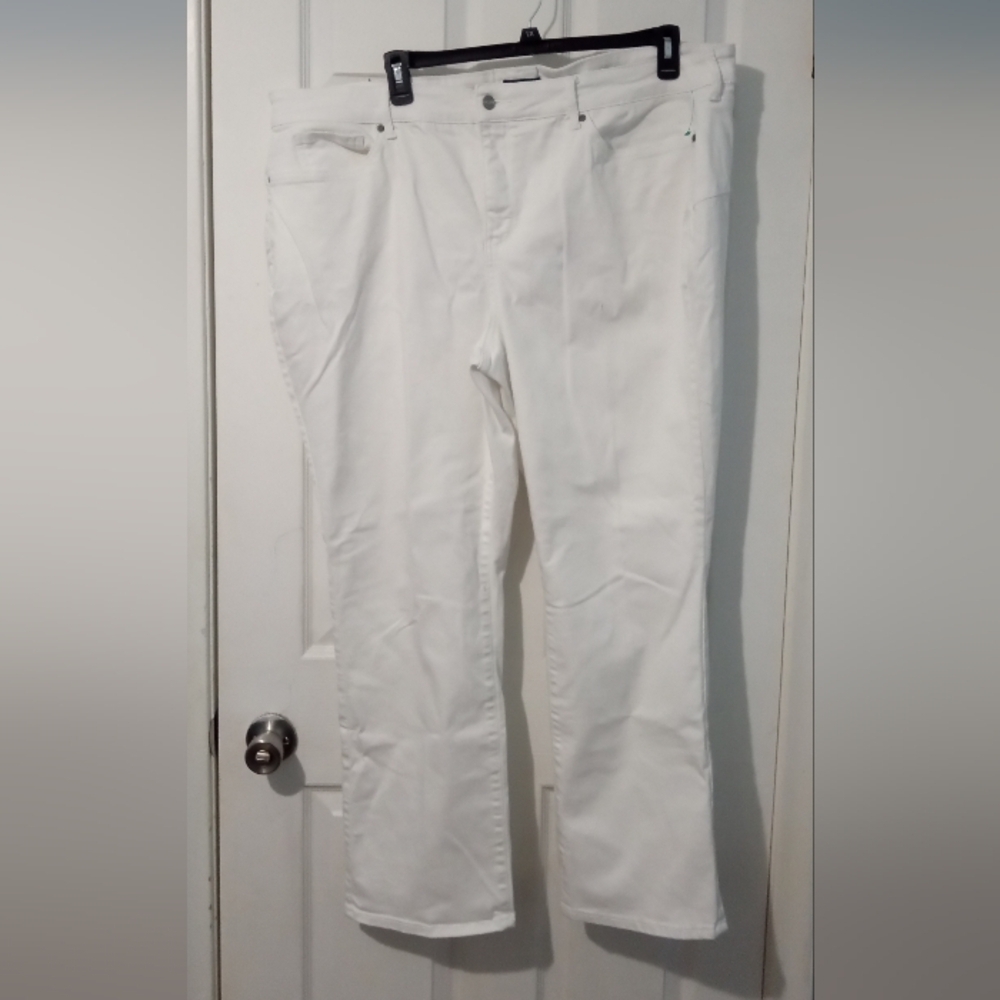 NYDJ Women's Straight Leg Jeans - Crisp White